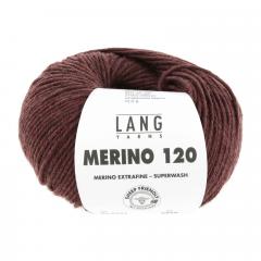 Merino 120 - Lang Yarns - burgundy melange