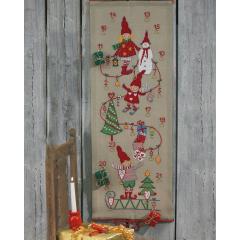 Permin Stickpackung - Adventskalender Weihnachtswichtel
