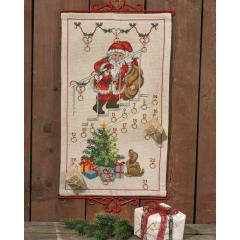 Permin Stickpackung - Adventskalender Weihnachtsmann