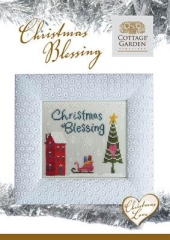 Stickvorlage Cottage Garden Samplings - Christmas Blessing