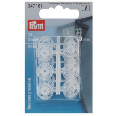 Annäh-Druckknöpfe Ø 13 mm transparent - Prym