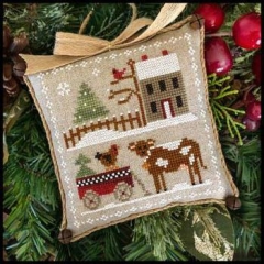 Stickvorlage Little House Needleworks - Farmhouse Christmas 4 Dairy Darlin'