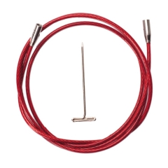 ChiaoGoo Seil für Nadelspitzen Twist Red 55 cm - Large