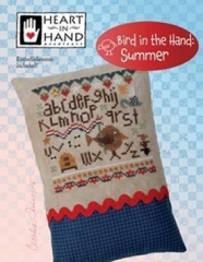 Stickvorlage Heart In Hand Needleart - Bird In The Hand - Summer (w/emb)