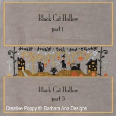 Stickvorlage Barbara Ana - Black Cat Hollow 2