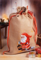 Permin Stickpackung - Geschenkesack Weihnachtsmann