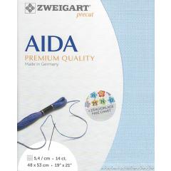 Zweigart Stern-Aida Precut 14ct - mittelblau (48x53 cm)