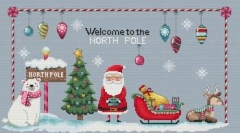 Stickvorlage Les Petites Croix De Lucie - Welcome To The North Pole