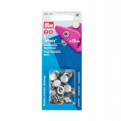 Nähfrei-Druckknöpfe Ø 12 mm perlmuttfarbig Nachfüllpackung - Prym