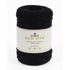 DMC Eco Vita Tape Yarn - schwarz