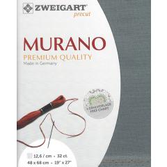 Zweigart Murano 32ct - Farbe 7107 anthrazit (Precut 48x68 cm)