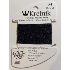 Kreinik Very Fine Braid #4 060 – Midnight