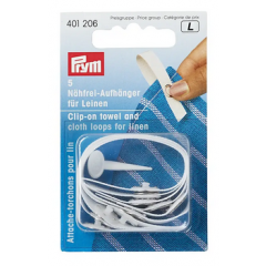 Nähfrei-Aufhänger für Handtücher weiß - Prym