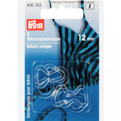 Bikini-Verschluß transparent Ø 12 mm - Prym
