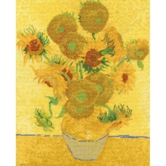 Stickpackung DMC - Sonnenblumen van Gogh 25x31 cm