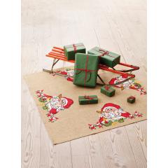 Permin Stickpackung - Christbaumdecke Weihnachtsmann mit Maus