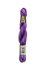 DMC Perlgarn Stärke 8 - 200 m Strang – 52 violett multicolor (Ausverkauf)