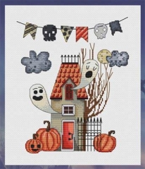 Stickvorlage Les Petites Croix De Lucie - Halloween House
