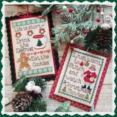 Stickvorlage Waxing Moon Designs - Merry Musings