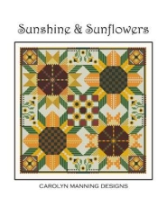 Stickvorlage CM Designs - Sunshine & Sunflowers