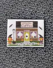 Stickvorlage Little Stitch Girl - Coffee Shop