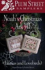 Stickvorlage Plum Street Samplers - Noah's Christmas Ark VII