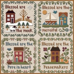Stickvorlage Little House Needleworks - Saltbox Scriptures