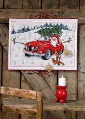 Permin Stickpackung - Adventskalender Weihnachtsauto