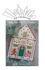 Stickvorlage New York Dreamer - Gingerbread Cottage