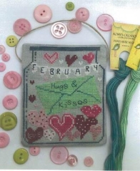 Stickvorlage Romy's Creations - February In A Jar