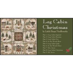 Stickvorlage Little House Needleworks - Log Cabin Christmas Teil 1-9