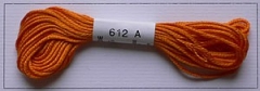 Soie dAlger Seidenstickgarn - Farbe 612 orange