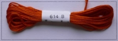 Soie dAlger Seidenstickgarn - Farbe 614 orange