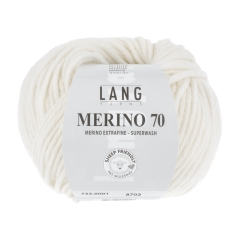 Lang Yarns Merino 70 - weiß (0001)