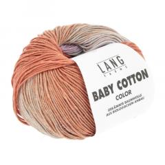 Baby Cotton Color Lang Yarns - rosa- mint - orange (0153)