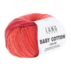 Baby Cotton Color Lang Yarns - gelb - violett - türkis (0213)