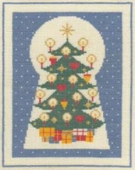 Fremme Stickpackung - Weihnachtsbaum 21x16 cm