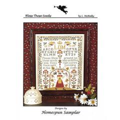 Stickvorlage Homespun Samplar - Bless These Seeds