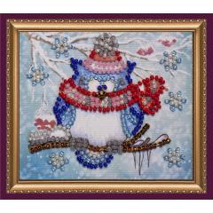 Abris Art - Bead Embroidery kit Owl 5