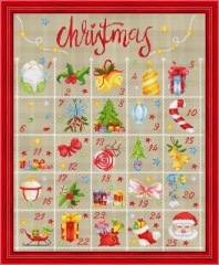 Stickvorlage Les Petites Croix De Lucie - Advent Calendar