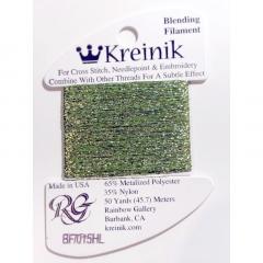 Kreinik Blending Filament 015HL – Chartreuse High Lustre