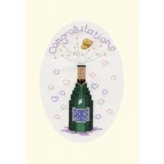 Bothy Threads Stickpackung - Greeting Card - Champagne