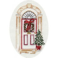 Bothy Threads Stickpackung - Christmas Card - Christmas Door