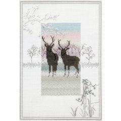 Derwentwater Designs - Misty Mornings - Frosty Deer