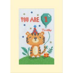 Bothy Threads Stickpackung - Greeting Card - Wild Birthday