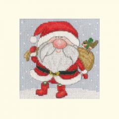 Bothy Threads Stickpackung - Christmas Card - Jolly Santa