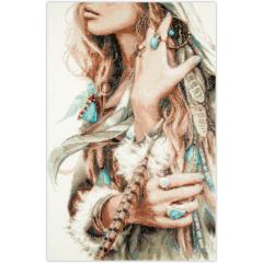 Magic Needle - Stickbild Boho Girl