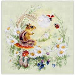 Magic Needle Stickpackung - Meadow Stories - Chipmunk