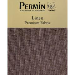 Wichelt Permin Leinen - Black Chocolate - 50x70 cm