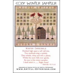 Stickvorlage Artful Offerings - Cozy Winter Sampler